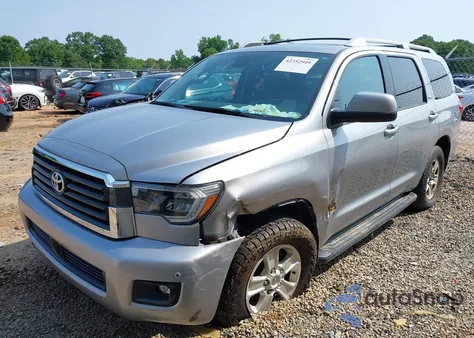 2018 Toyota Sequoia Sr5 z USA, uszkodzony, nr VIN 5TDBY5G18JS158615